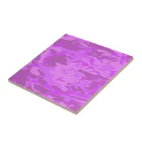 Light Purple Camouflage Ceramic Tile