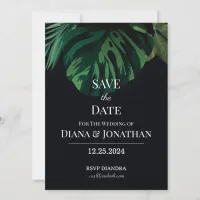 Exquisite Tropical Save The Date Invitation