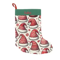 Personalized Santa hats Small Christmas Stocking