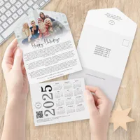 Company Update Logo Photo 2025 Calender Christmas  All In One Invitation