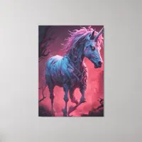 Zombie Unicorn  Canvas Print