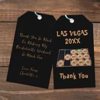 Las Vegas Slots | Bachelorette Party Thank You Gift Tags