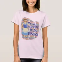 Funny Book Hoarder Housewife Kitsch T-Shirt