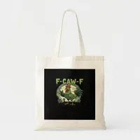 F Caw F Funny Chicken Halloween Vintage Classic Tote Bag