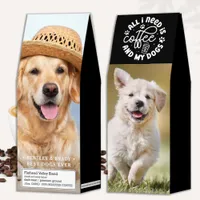 Dog Lover Personalized Pet 2 Photo Roasted Coffee