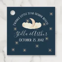 Twinkle Little Star Gender Reveal- Celestial Favor Tags