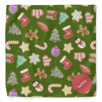 Christmas Cookies Dog Bandana