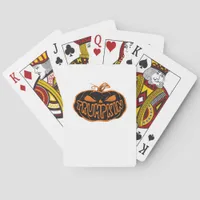 Trumpkin Halloween Poker Cards