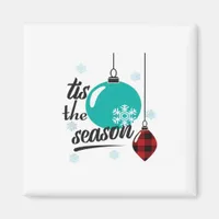 Tis The Season Classic Retro Clean Magnet