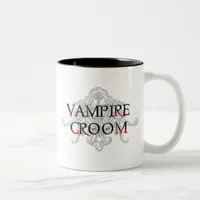 Vampire Groom Two-Tone Coffee Mug