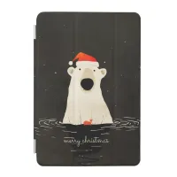 Santa Polar Bear iPad Mini Cover