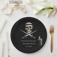 Pirate Bachelor / Birthday Party - pirate-themed Paper Plates