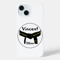 Martial Arts 1st Degree Black Belt iPhone 15 Case