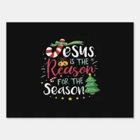 Jesus Is For Season Cane Christmas - Tis The Seaso Sign