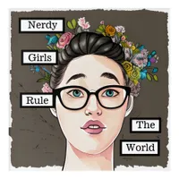 Nerdy Girls Rule the World Acrylic Print