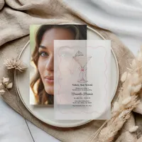 Taken Not Stirred Martini Bachelorette Party Vellum Invitations
