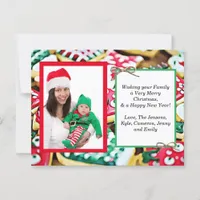 Family Photo + Recipe Card Christmas Card