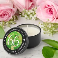 Elegant 66th Titanite Wedding Anniversary Mini Candle Favors