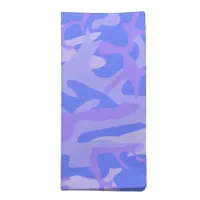 Camouflage Pastel Blue Abstract Pattern Cloth Napkin