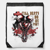 Till Death Do Us Part Essential – Spooky Soulmate  Drawstring Bag