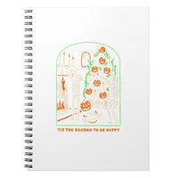 Tis The Season To Be Creepy Halloween Notebook