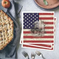 Flag and Symbols of United States ID155 Paper Napkins