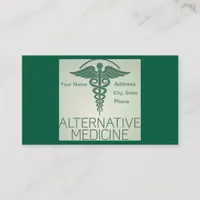 Alternative Medicine Business Card