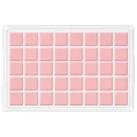 Girly Pastel Pink White Faux Square Tiles Pattern Acrylic Tray