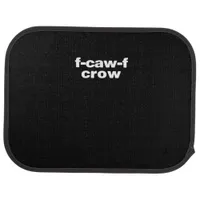 F-Caw-F Crow Funny Crow Retro Classic Car Floor Mat