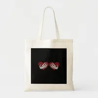 Red Heart Skeleton Hands Classic Tote Bag