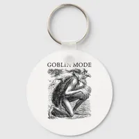 Goblin Mode Goblincore Vintage Aesthetic Funny Off Keychain