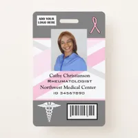 Doctor or nurse Name Badge Scanner Code