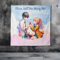 Will you Marry Me | Anime Marriage Proposal  Tapestry