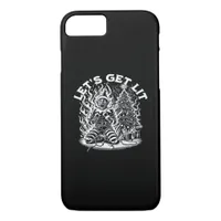 Let's Get Lit Christmas Christmas Celebration iPhone 8/7 Case