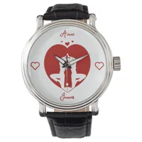  Personalized Romantic Yoga Couple eWatch Watch