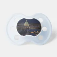 United States Capitol Building at Night Pacifier