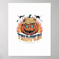 Trumpkin Classic – Spooky Pumpkin Design Poster