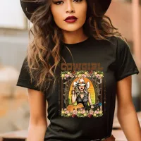 Ride into the Sunset: Western Cowgirl Adventure T-Shirt