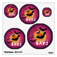 Freakin' Bats Halloween ID223 Wall Decal