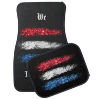*~* WE THE PEOPLE USA American Flag  Simple Modern Car Floor Mat
