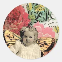 Fairy Baby Classic Round Sticker