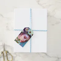 Pretty Fairy Flowers in Hair Fantasy Art Gift Tags