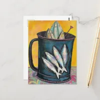Cup of Fish Postcard