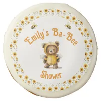 Cute Honey Bee Bear Ba-Bee Shower  Sugar Cookie