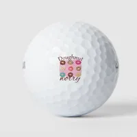 Doughnut Worry Golf Balls