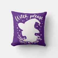 Witch Please Throw Pillow