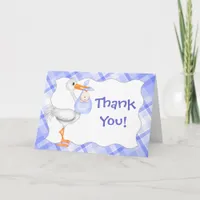 Stork & Baby Boy Thank You Card