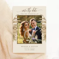 Pampas Grass Bohemian Exotic Photo Save The Date
