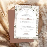Neutral Boho Baby Shower Invite – Baby in Bloom