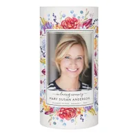 Succulents In Loving Memory Memorial Tribute Flameless Candle